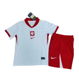 EM 2024 Polen Heimtrikot Kinder Günstige Fußballtrikots