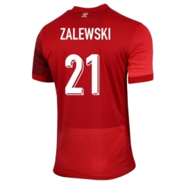 EM 2024 Polen Zalewski 21 Auswärtstrikot Günstige Fußballtrikots