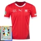 EM 2024 Schweiz Heimtrikot Günstige Fußballtrikots Patch