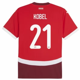 EM 2024 Schweiz Kobel 21 Heimtrikot Günstige Fußballtrikots