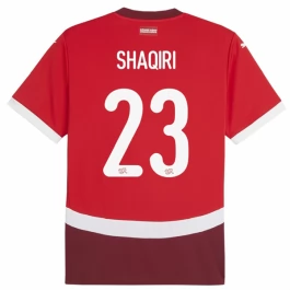 EM 2024 Schweiz Shaqiri 23 Heimtrikot Günstige Fußballtrikots