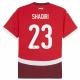 EM 2024 Schweiz Shaqiri 23 Heimtrikot Günstige Fußballtrikots