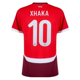 EM 2024 Schweiz Xhaka 10 Heimtrikot Günstige Fußballtrikots