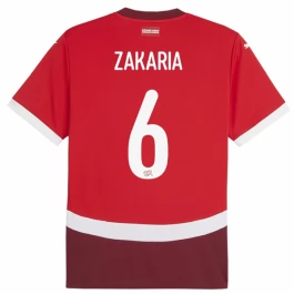 EM 2024 Schweiz Zakaria 6 Heimtrikot Günstige Fußballtrikots