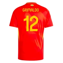 EM 2024 Spanien Grimaldo 12 Heimtrikot Günstige Fußballtrikots