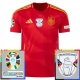 EM 2024 Spanien Gavi 9 Heimtrikot Günstige Fußballtrikots Patch