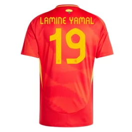 EM 2024 Spanien Lamine Yamal 19 Heimtrikot Günstige Fußballtrikots