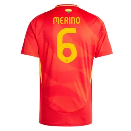 EM 2024 Spanien Merino 6 Heimtrikot Günstige Fußballtrikots