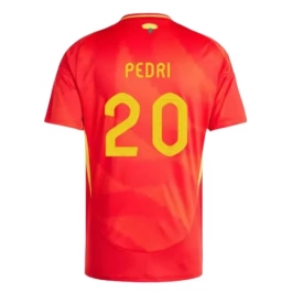 EM 2024 Spanien Pedri 20 Heimtrikot Günstige Fußballtrikots