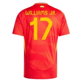 EM 2024 Spanien Williams Jr. 17 Heimtrikot Günstige Fußballtrikots