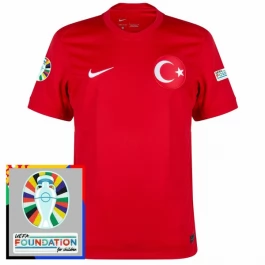 EM 2024 Türkei Auswärtstrikot Günstige Fußballtrikots Patch