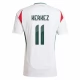 EM 2024 Ungarn Kerkez 11 Auswärtstrikot Günstige Fußballtrikots