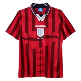 England Auswärtstrikot Retro 1998 Günstige Fußballtrikots
