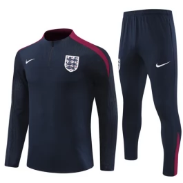 England Trainingsanzüge Kinder 2024-25 - 1-4 Zip Marineblau