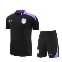 England Trainingsshirt Anzüge Kinder 2024-25 - Shorts Schwarz