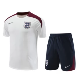 England Trainingsshirt Anzüge Kinder 2024-25 - Shorts Weiß