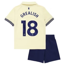 Everton Grealish 18 Auswärtstrikot Kinder 2025-2026 Günstige Fußballtrikots