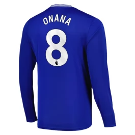 Everton Onana 8 Heimtrikot 2024-2025 L/S Günstige Fußballtrikots