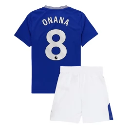 Everton Onana 8 Heimtrikot Kinder 2024-2025 Günstige Fußballtrikots