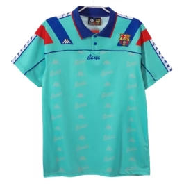 FC Barcelona Auswärtstrikot Retro 1992-1995 Günstige Fußballtrikots