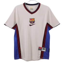FC Barcelona Auswärtstrikot Retro 1998-1999 Günstige Fußballtrikots