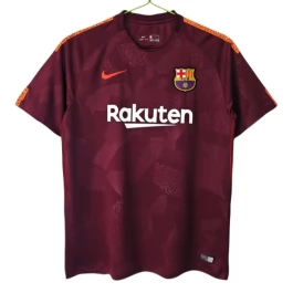 FC Barcelona Ausweichtrikot Retro 2017-2018 Günstige Fußballtrikots