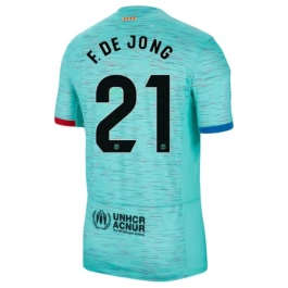 FC Barcelona F.De Jong 21 Ausweichtrikot 2023-2024 Günstige Fußballtrikots
