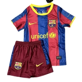 FC Barcelona Heimtrikot Kinder Retro 2010-2011 Günstige Fußballtrikots