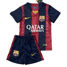 FC Barcelona Heimtrikot Kinder Retro 2014-2015 Günstige Fußballtrikots