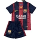 FC Barcelona Heimtrikot Kinder Retro 2014-2015 Günstige Fußballtrikots