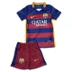 FC Barcelona Heimtrikot Kinder Retro 2015-2016 Günstige Fußballtrikots