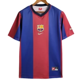 FC Barcelona Heimtrikot Retro 1998-1999 Günstige Fußballtrikots