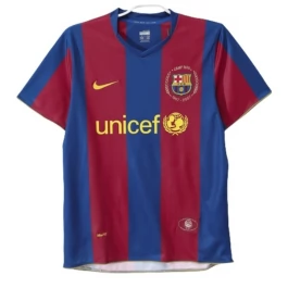 FC Barcelona Heimtrikot Retro 2007-2008 Günstige Fußballtrikots