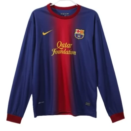 FC Barcelona Heimtrikot Retro 2012-2013 L/S Günstige Fußballtrikots