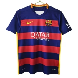FC Barcelona Heimtrikot Retro 2015-2016 Günstige Fußballtrikots