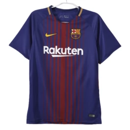 FC Barcelona Heimtrikot Retro 2017-2018 Günstige Fußballtrikots