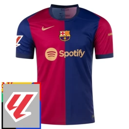 FC Barcelona Heimtrikot With La Liga Patch 2024-2025 Günstige Fußballtrikots