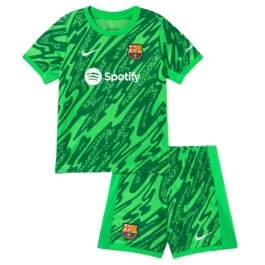 FC Barcelona Kids Torwart Heimtrikot Kinder 2024-2025 Günstige Fußballtrikots