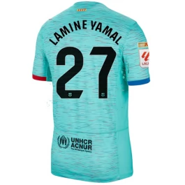 FC Barcelona Lamine Yamal 27 Ausweichtrikot 2023-2024 Günstige Fußballtrikots