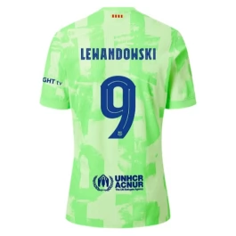 FC Barcelona Lewandowski 9 Ausweichtrikot 2024-2025 Günstige Fußballtrikots