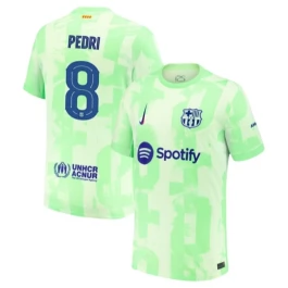FC Barcelona Pedri 8 Ausweichtrikot 2024-2025 Günstige Fußballtrikots
