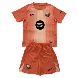 FC Barcelona Torwart Heimtrikot Kinder Fourth 2025-2026 Günstige Fußballtrikots