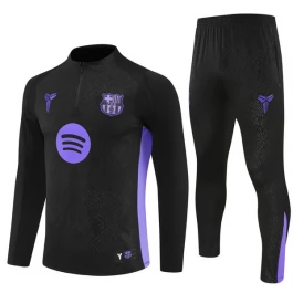 FC Barcelona Trainingsanzug Kinder 2025-26 - 1-4 Zip Schwarz