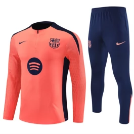 FC Barcelona Trainingsanzüge Kinder 2024-25 - 1-4 Zip Orange