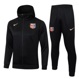FC Barcelona Trainingsjackenanzüge 2024-25 - Hoodie Schwarz