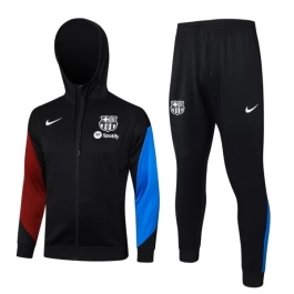 FC Barcelona Trainingsjackenanzüge 2024-25 - Hoodie Schwarz
