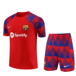 FC Barcelona Trainingsshirt Anzüge 2023-24 - Blau Rot