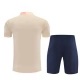 FC Barcelona Trainingsshirt Anzüge Kinder 2025-26 - Shorts Beige