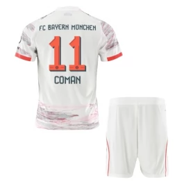 FC Bayern München Coman 11 Auswärtstrikot Kinder 2025-2026 Günstige Fußballtrikots