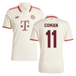 FC Bayern München Coman 11 Ausweichtrikot 2024-2025 Günstige Fußballtrikots